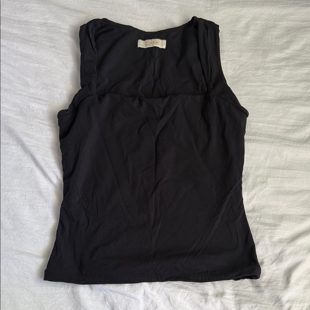 Black Sleeveless Top
